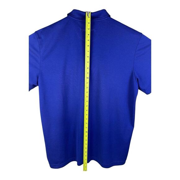 Loudmouth Shirt Mens XL Blue Embroidered Logo Short Sleeve Golf Performance Polo - Picture 9 of 12